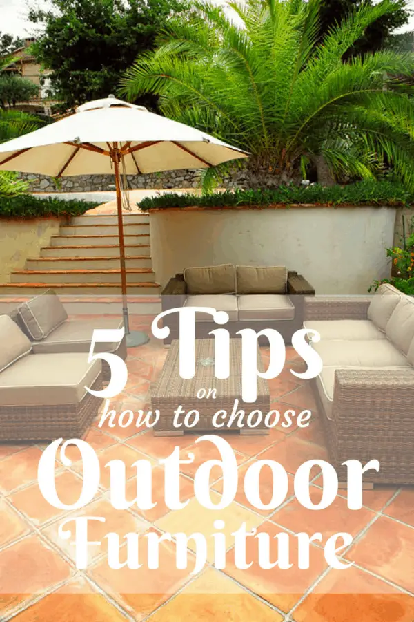 Allen Roth Outdoor furniture: 5 Tips