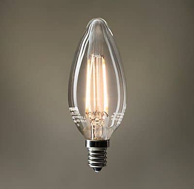candelabra light bulb