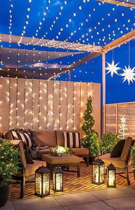 Outdoor Christmas lights for non-Chritmas time #christmasLights #ropeLights #lighting #lights #ledLights #stringLights #backyardLighting #outdoorLights #OutdoorLighting